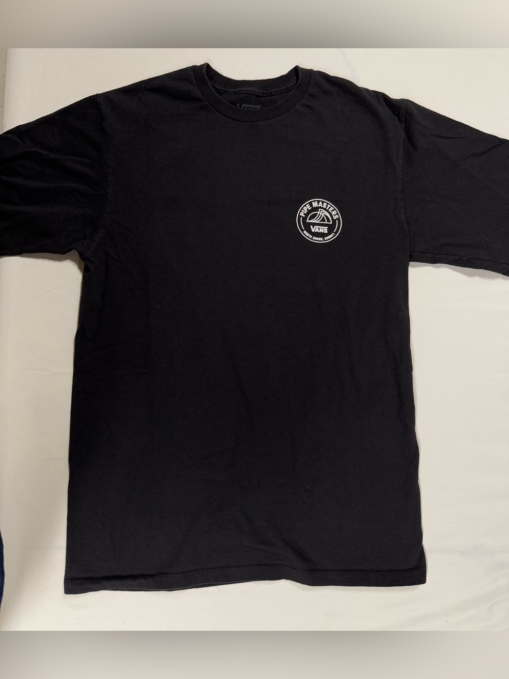 Vans Pipe Masters 2024 North Shore Hawaii Surf Graphic Tee Black M